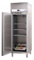 Preview: Edelstahl Tiefkühlschrank,  653 x 842 x 2040 mm, -18°C/-21°C, Umluft